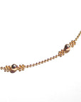 18K Mixed Flower Bead Adjustable Necklace