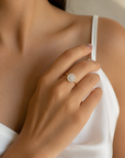 18K Petite Soleil Diamond Ring