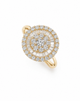 18K Grande Soleil Diamond Ring