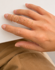 18K Shimmer Wrap Ring