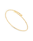 18K Shimmer Bypass Bangle