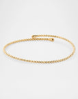 18K Shimmer Bypass Bangle