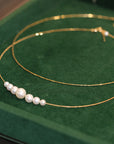 18K Pearl Choker Necklace
