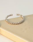 18K Shimmer Open Ring