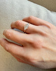 Marquise Lab Diamond East West Solitaire Ring