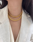 Aurea Woven Necklace 10mm