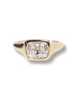 Aras Diamond Signet Ring