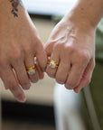 Aras Diamond Signet Ring