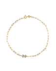 Duo Diamond Baby Link Bracelet