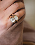Aras Diamond Signet Ring