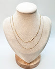 Petite Box Chain Necklace