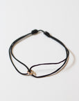Cord Charm Bracelet Black