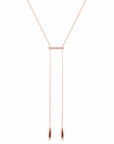 Petite Diamond Bar Sliding Necklace