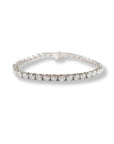 East-West Oval Lab Diamond Tennis Bracelet