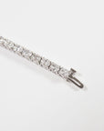 East-West Oval Lab Diamond Tennis Bracelet