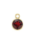 Round Gemstone Charm