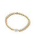 Oval Lab Diamond Ball Chain Bracelet