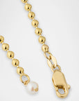 Oval Lab Diamond Ball Chain Bracelet