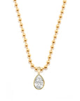 Pear Lab Diamond Ball Chain Necklace