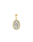 Oval Lab Diamond Pendant