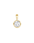 Round Lab Diamond Pendant