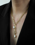 Large Mixed Link Chain with Swivel & Charm Clasp