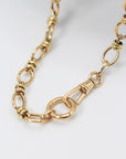 Large Oval Link Chain with Swivel & Charm Clasp