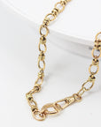 Large Oval Link Chain with Swivel & Charm Clasp