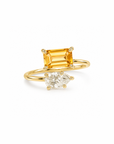 Toi et Moi Diamond & Gemstone Ring