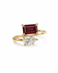 Toi et Moi Diamond & Gemstone Ring