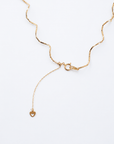 18K Shimmer Wave Necklace