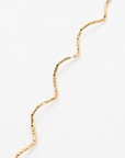 18K Shimmer Wave Necklace