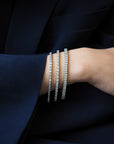 Oval Lab Diamond Tennis Bracelet