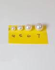 Akoya Pearl Studs White