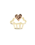 Heart Cupcake Charm