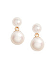 Double Pearl Earrings