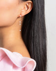 Spaced Baby Pearl Earrings