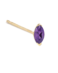 Marquise Gem Stud Earring (Single)