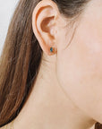 Marquise Gem Stud Earring (Single)