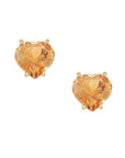 Sweetheart Gem Stud Earrings