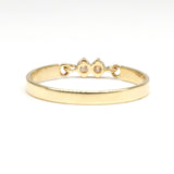 Diamond Duo Gold Band Ring