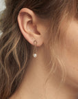 Petite Hourglass Pearl Earrings
