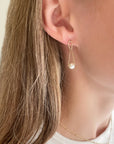 Petite Hourglass Pearl Earrings