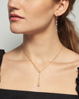 Shimmer Pearl Pull Through Necklace