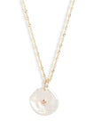 Petal Pearl Pendant Necklace