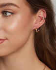 Gold X Ear Cuff