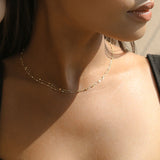 18K Shimmer Beaded Duo Necklace