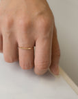 18K Shimmer Skinny Ring