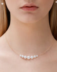 18K Pearl Choker Necklace