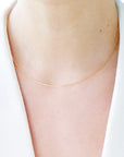 18K Skinny Choker Necklace